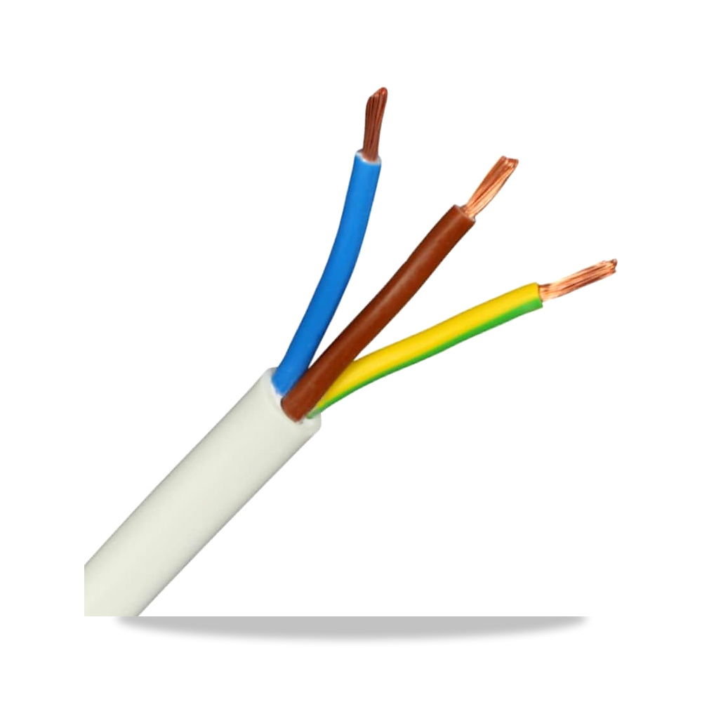 صورة منتج راكو كيبل تمديد كهربائي مرن متعدد النوى من بلاستيك PVC سلك طاقة نحاسي ابيض 1 متر (6 ملم، 3 انوية) - كود الصنف reemco-2027-1507812 - ماركة يباع من خلال reemco - توريد وتصوير حصري لشركة ريمكو القابضة السعودية