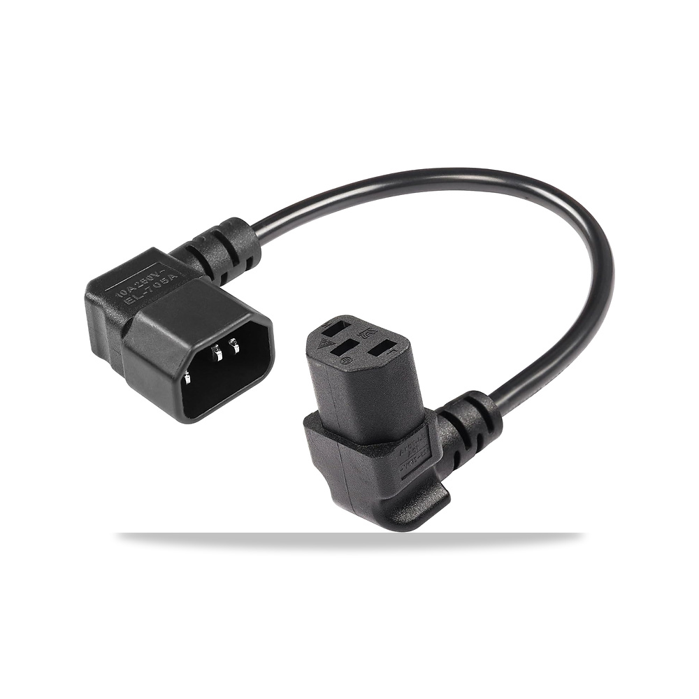 صورة منتج كانيديان اي تي ايرا كيبل طاقة 30 سم (1 قدم) IEC 320 90° C13 الى C14 كاناديان اي تي ايرا – اللون أسود – 30 سنتيمترات - كود الصنف reemco-2027-1507830 - ماركة يباع من خلال reemco - توريد وتصوير حصري لشركة ريمكو القابضة السعودية