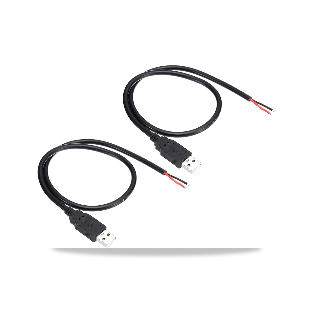 صورة منتج كيبل سلك عاري USB 2.0 ايه ذكر بطول 0.5 متر/2 قدم من باتيكيل، قطعتين 18AWG 5 فولت 5 امبير، قابس USB A - كود الصنف reemco-2027-1508026 - ماركة يباع من خلال reemco - توريد وتصوير حصري لشركة ريمكو القابضة السعودية