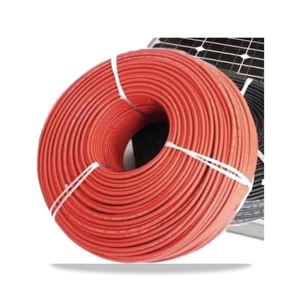 صورة منتج لفة سلك 6 مم DC للطاقة الشمسية 100 متر احمر Solar Protected DC Cable 6mm 100 m red - كود الصنف reemco-2027-1508457 - ماركة يباع من خلال reemco - توريد وتصوير حصري لشركة ريمكو القابضة السعودية