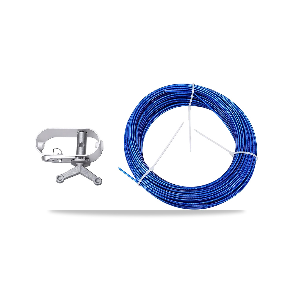 صورة منتج كابل وسلك كهربائي كابل وسلك أزرق 100 قدم مارهينشوس – نوع الخامة PVC Coated Steel Wire, Aluminum - كود الصنف reemco-2027-1508631 - ماركة يباع من خلال reemco - توريد وتصوير حصري لشركة ريمكو القابضة السعودية