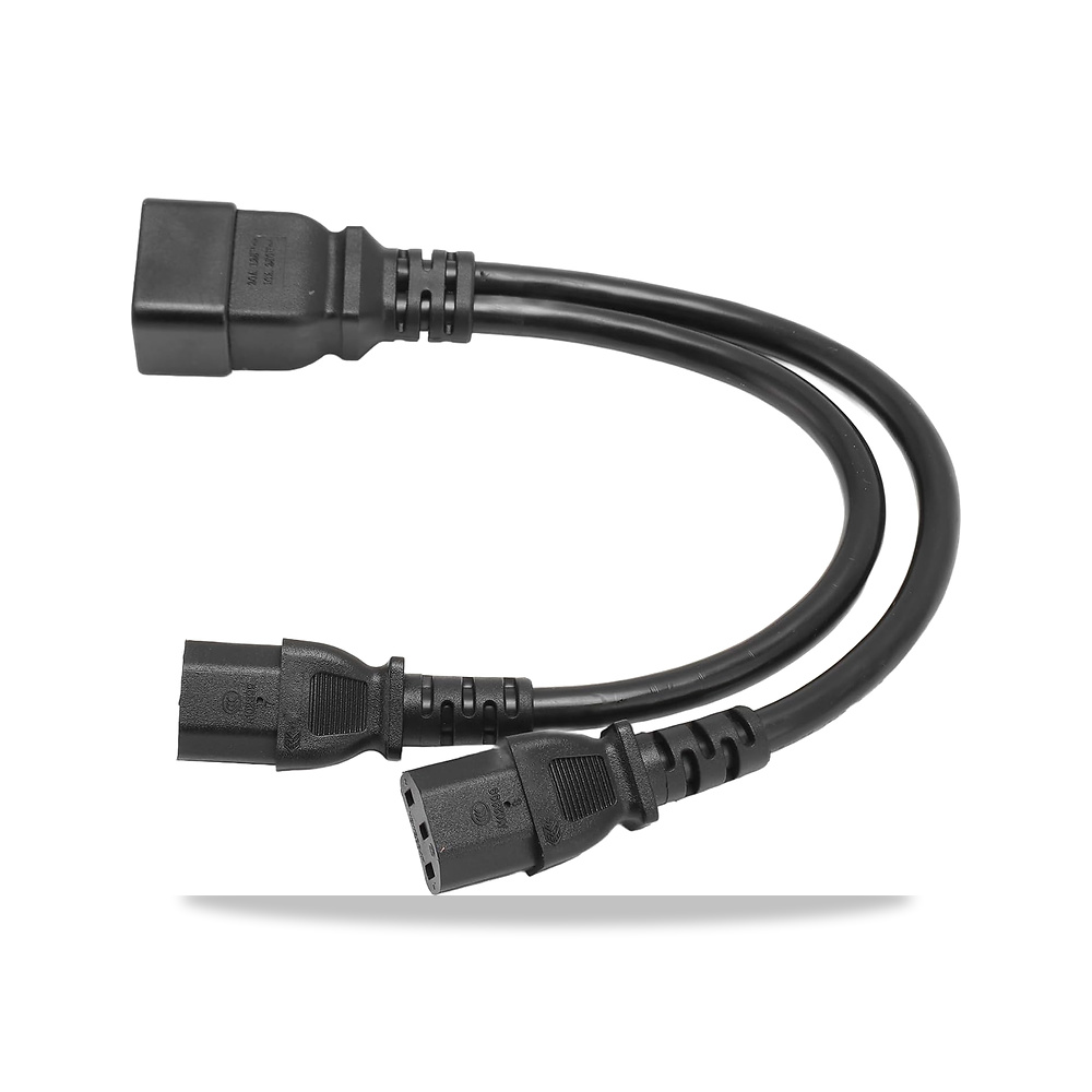 صورة منتج الوميجور سلك طاقة IEC320 C20 الى C13 مزدوج، 32 سم – حوالي 0.32 متر / 12.6 بوصة - كود الصنف reemco-2027-1508673 - ماركة يباع من خلال reemco - توريد وتصوير حصري لشركة ريمكو القابضة السعودية