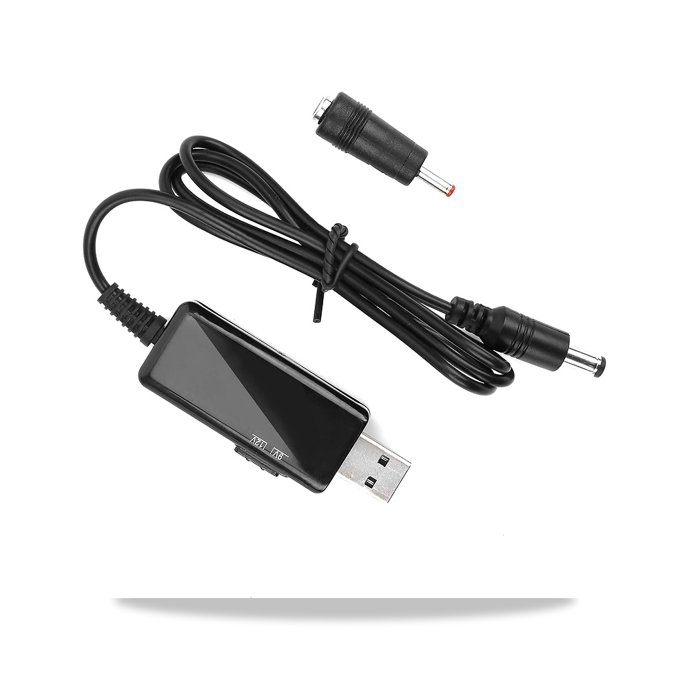 صورة منتج انادوي كيبل USB الى تيار مستمر 5 فولت الى 12 فولت – المادة ايه بي اس – اللون أسود - كود الصنف reemco-2027-1508695 - ماركة يباع من خلال reemco - توريد وتصوير حصري لشركة ريمكو القابضة السعودية