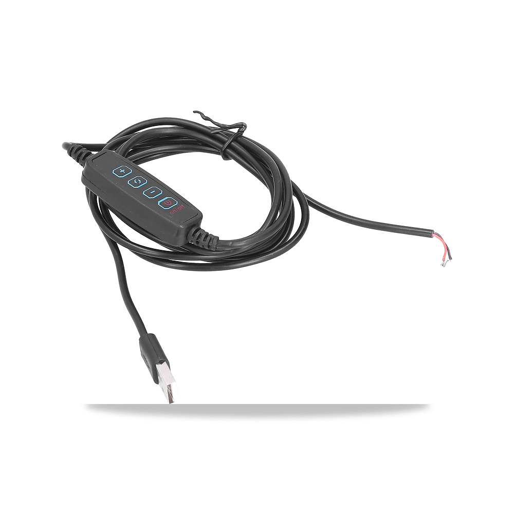 صورة منتج سلك مفتاح اضاءة LED قابل للتعتيم لسلك امداد طاقة مصباح 5 فولت بمنفذ USB – المادة بلاستيك PVC – تقريبًا 2 متر / 6.6 قدم - كود الصنف reemco-2027-1508931 - ماركة يباع من خلال reemco - توريد وتصوير حصري لشركة ريمكو القابضة السعودية