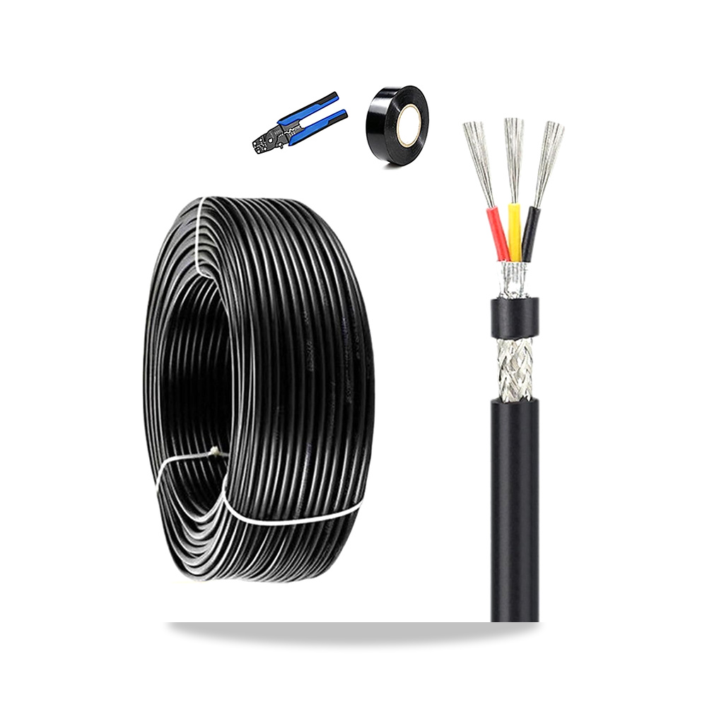 صورة منتج UL2464 320FT 28-14AWG 3 سلك موصل محمي كابل اشارة نحاسي مغلف بالقصدير (650 قدم، 18AWG-3c) GO BEYOND YOURSEIF - كود الصنف reemco-2027-1509071 - ماركة يباع من خلال reemco - توريد وتصوير حصري لشركة ريمكو القابضة السعودية