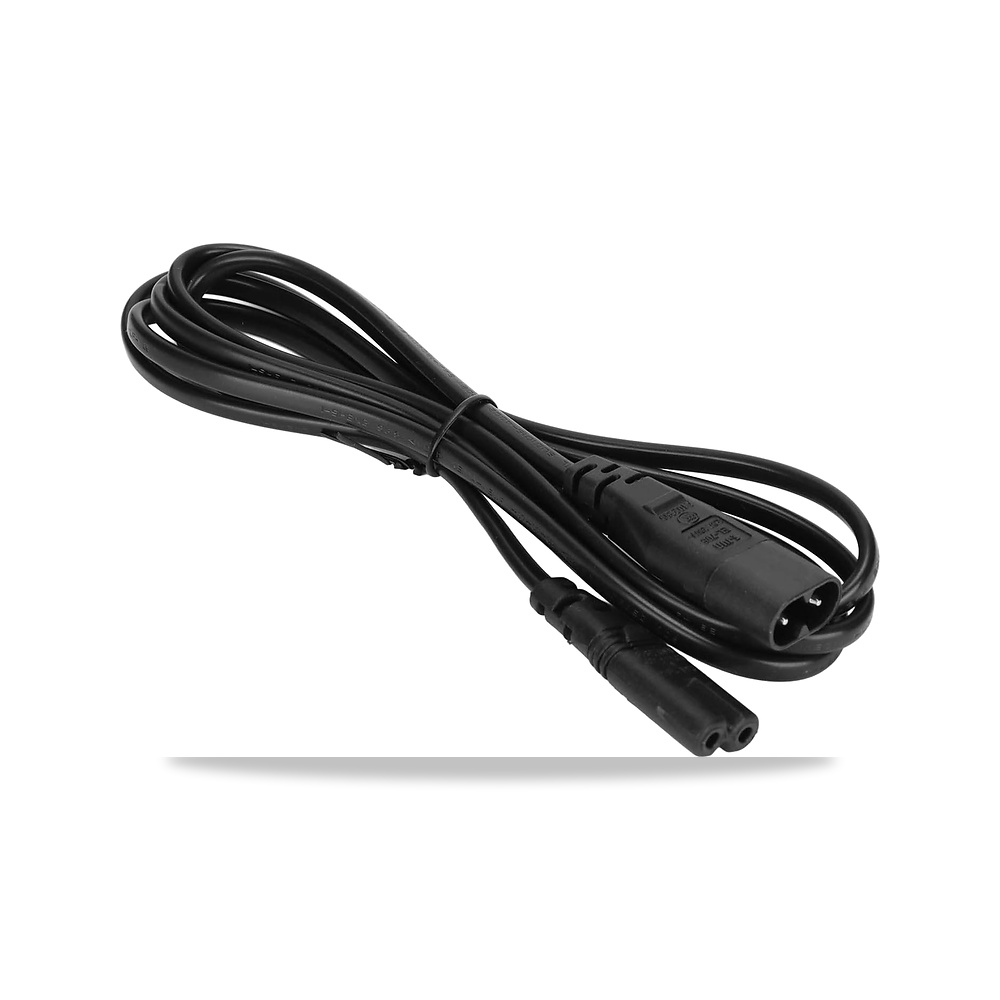 صورة منتج كريفوكت كيبل طاقة IEC320 C8 الى C7 مقاوم للماء ومقاوم للحرارة لمصابيح المكتب والطابعات، 6 قدم 100-240 فولت - كود الصنف reemco-2027-1509800 - ماركة يباع من خلال reemco - توريد وتصوير حصري لشركة ريمكو القابضة السعودية