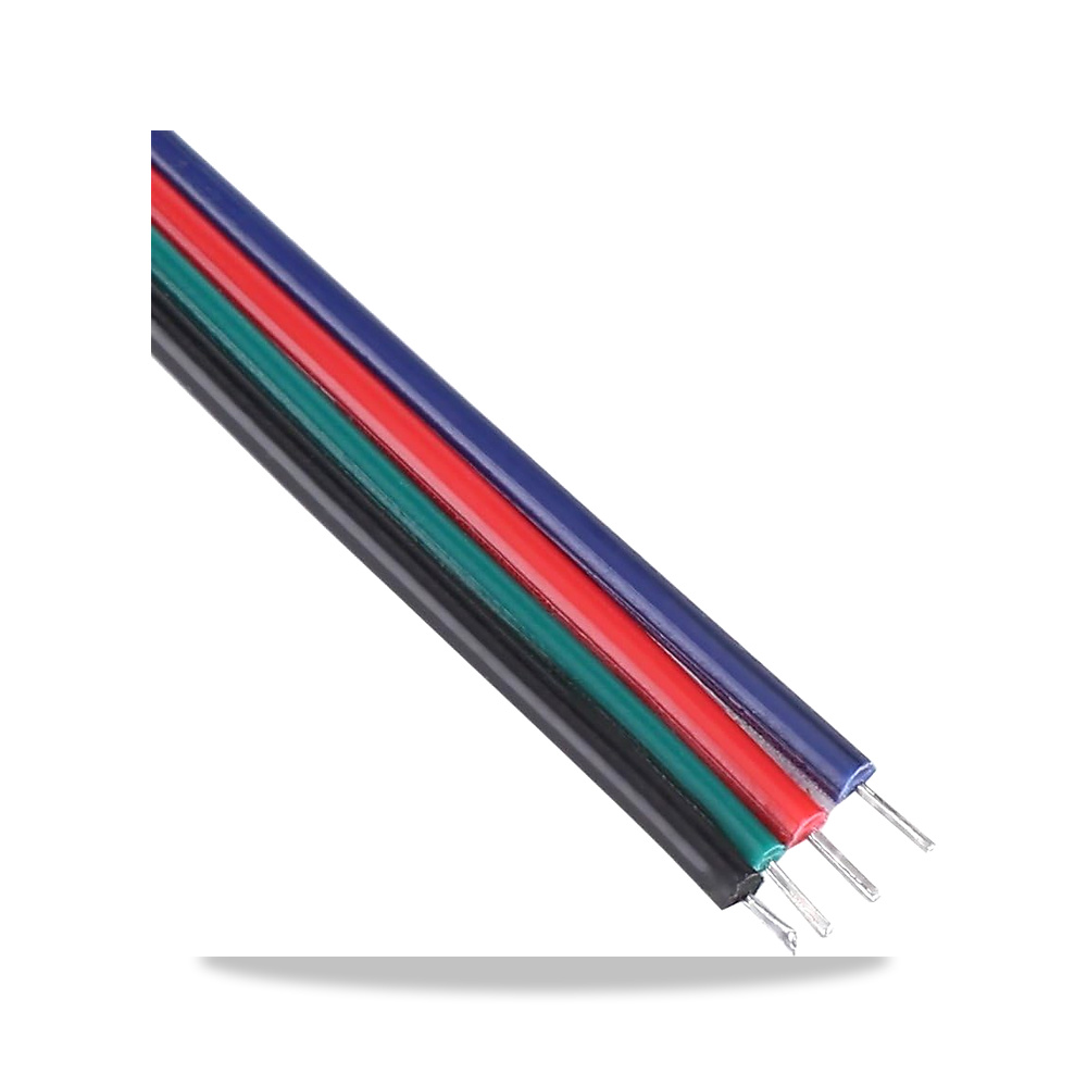 صورة منتج جيني اسلاك توصيل كيبل بـ4 دبابيس، 20 قطعة لشريط اضاءة LED RGB 5050 3528 بطول 10 سم من بلاستيك PVC سهل - كود الصنف reemco-2027-1509938 - ماركة يباع من خلال reemco - توريد وتصوير حصري لشركة ريمكو القابضة السعودية