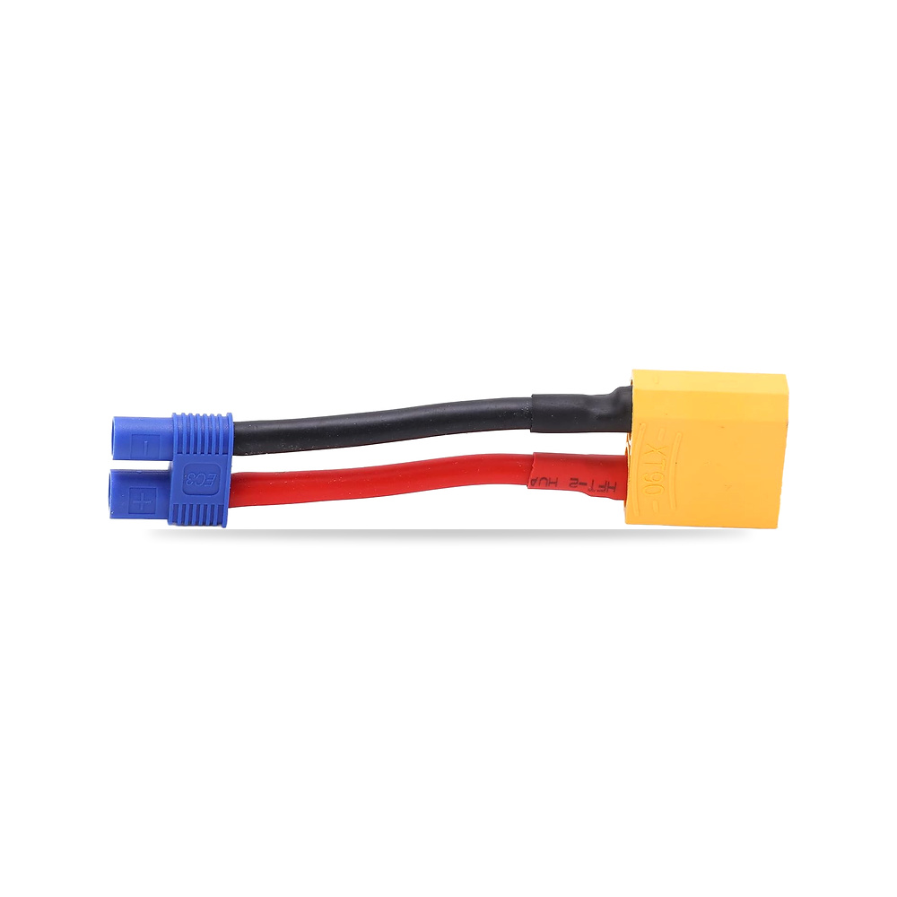 صورة منتج غطاء امان من السيليكون الناعم XT90 ذكر الى EC3 انثى 12AWG 94 ملم لموديلات السيارات التي تعمل بجهاز تحكم - كود الصنف reemco-2027-1510057 - ماركة يباع من خلال reemco - توريد وتصوير حصري لشركة ريمكو القابضة السعودية