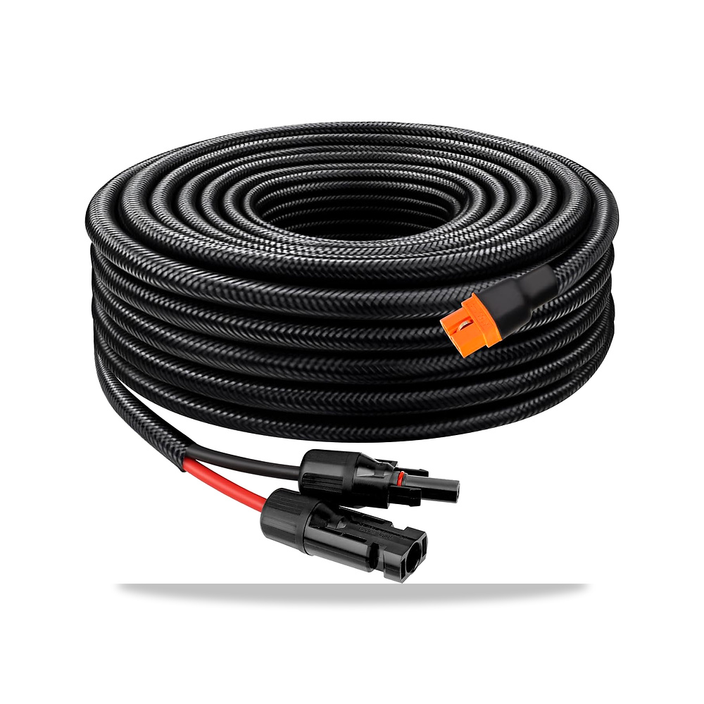 صورة منتج اكس ار دي اس – ار اف كيبل طاقة شمسية الى XT60i بطول 20 قدم 10AWG، موصل شمسي الى محول XT60i مع غلاف مضفر، سلك - كود الصنف reemco-2027-1510090 - ماركة يباع من خلال reemco - توريد وتصوير حصري لشركة ريمكو القابضة السعودية
