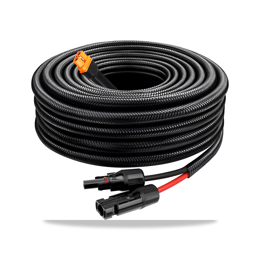 صورة منتج كيبل تمديد 10AWG من الطاقة الشمسية الى XT60i بطول 15 قدم لمحطة Kimbluth – اللون أحمر وأسود - كود الصنف reemco-2027-1510093 - ماركة يباع من خلال reemco - توريد وتصوير حصري لشركة ريمكو القابضة السعودية