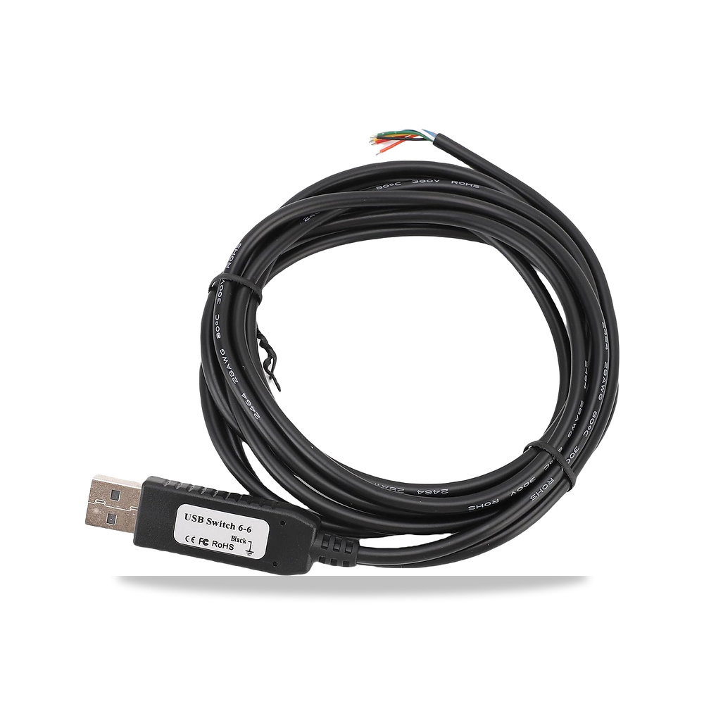 صورة منتج جيني كيبل تبديل USB من بلاستيك PVC بطول 2 متر، رقاقة ذكية مدمجة، يدعم اختصارات الكيبورد والماوس القابلة - كود الصنف reemco-2027-1510108 - ماركة يباع من خلال reemco - توريد وتصوير حصري لشركة ريمكو القابضة السعودية