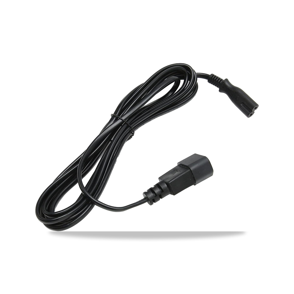 صورة منتج جيني سلك طاقة IEC320 C14 ذكر الى C7 انثى 2500 واط كيبل مثبط/خيالي 3 متر للالكترونيات - كود الصنف reemco-2027-1510117 - ماركة يباع من خلال reemco - توريد وتصوير حصري لشركة ريمكو القابضة السعودية