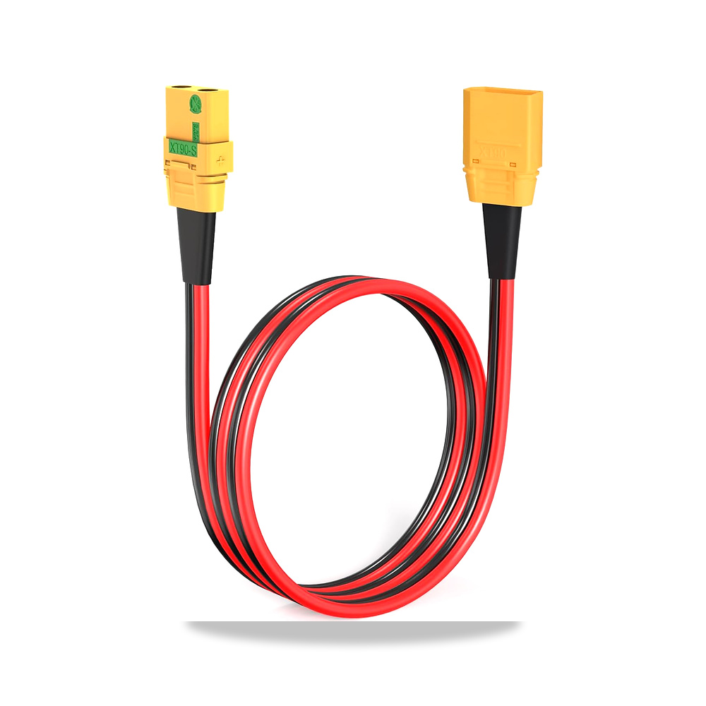صورة منتج كيبل وصلة XT90 ذكر الى XT90S انثى 10AWG بطول 2 قدم من الفكلوب - كود الصنف reemco-2027-1510822 - ماركة يباع من خلال reemco - توريد وتصوير حصري لشركة ريمكو القابضة السعودية