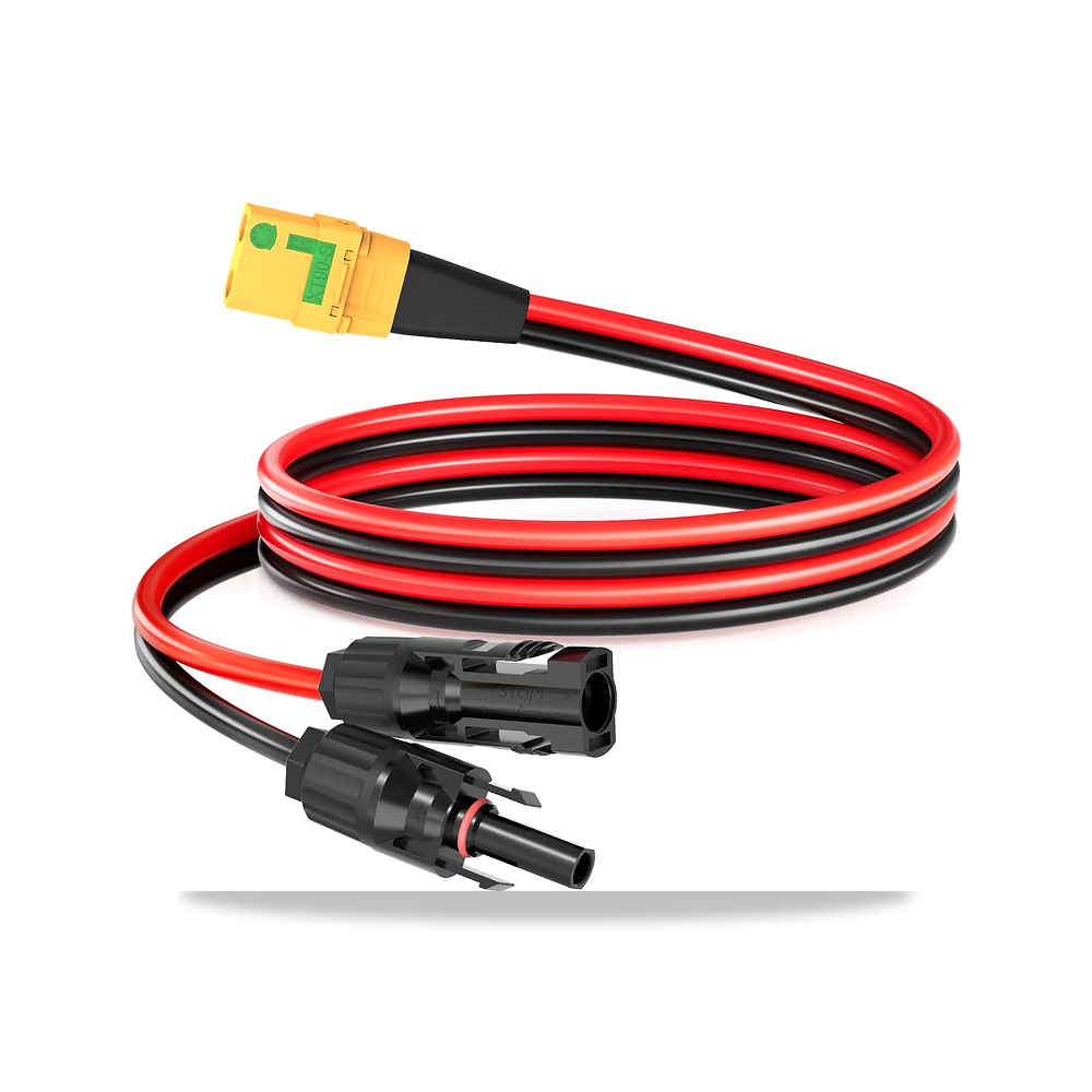 صورة منتج كيبل طاقة شمسية XT90S 10AWG بطول 2 قدم لمحطة الطاقة المحمولة من اي ال اف سي يو ال بي - كود الصنف reemco-2027-1510823 - ماركة يباع من خلال reemco - توريد وتصوير حصري لشركة ريمكو القابضة السعودية