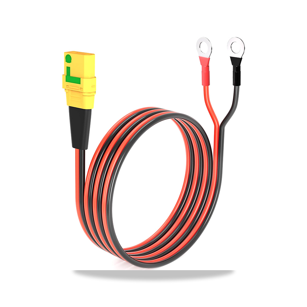 صورة منتج كيبل طرفي XT90S الى حلقة 10AWG بطول 6 قدم من اي ال اف سي يو ال بي - كود الصنف reemco-2027-1510828 - ماركة يباع من خلال reemco - توريد وتصوير حصري لشركة ريمكو القابضة السعودية