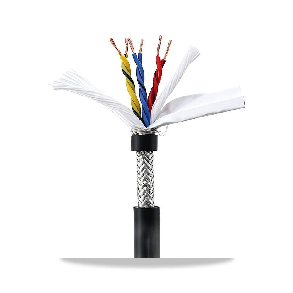 صورة منتج كيبل مزدوج مجدول محمي سداسي النواة 24AWG 22AWG 20AWG 18AWG سلك نحاسي مرن من بلاستيك PVC لسلسلة السحب للاتمتة - كود الصنف reemco-2027-1511096 - ماركة يباع من خلال reemco - توريد وتصوير حصري لشركة ريمكو القابضة السعودية