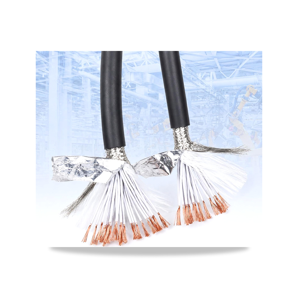 صورة منتج كيبل سلسلة سحب محمي عالي المرونة 12/16/20، سلك تحكم متعدد الموصلات 20AWG/18AWG للروبوتات وسي ان سي وبي ال سي - كود الصنف reemco-2027-1511123 - ماركة يباع من خلال reemco - توريد وتصوير حصري لشركة ريمكو القابضة السعودية