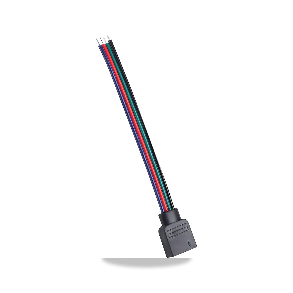 صورة منتج اكس اي ان شريط اضاءة LED ار جي بي 4 دبابيس كيبل موصل لـ 5050/3528/3014 – 20 قطعة من اسلاك ذكر انثى - كود الصنف reemco-2027-1511248 - ماركة يباع من خلال reemco - توريد وتصوير حصري لشركة ريمكو القابضة السعودية