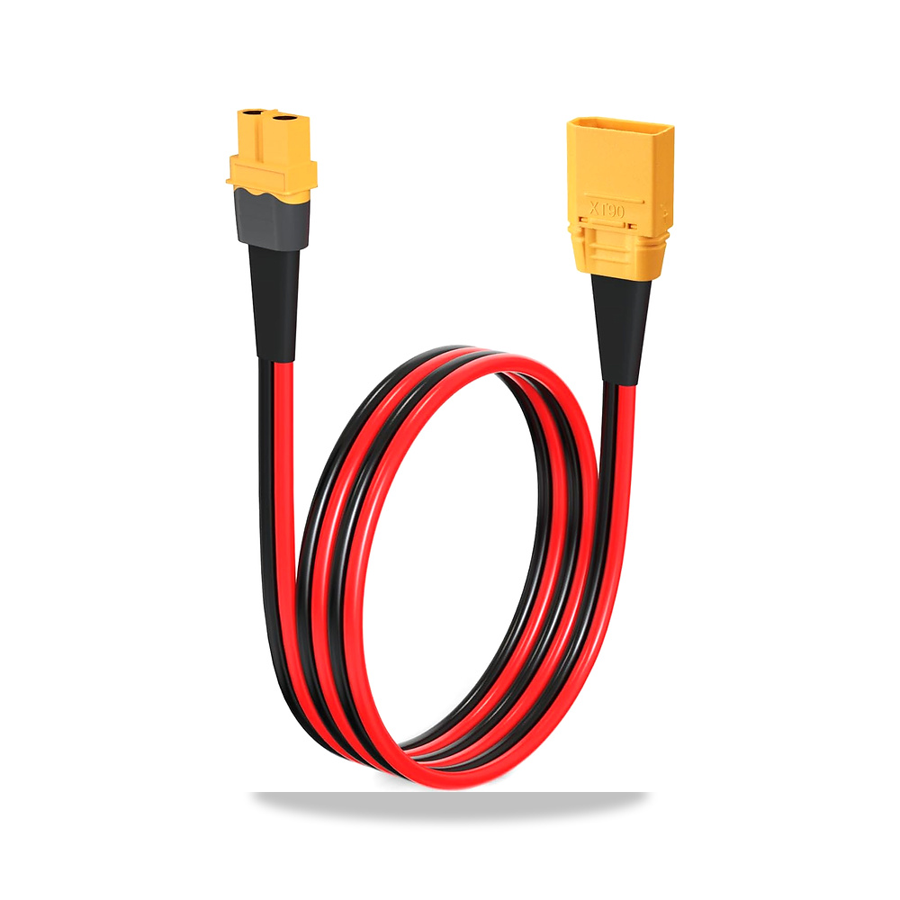 صورة منتج كيبل تمديد XT60 الى XT90 من الفكولب، 10AWG لطائرة درون ليبو FPV بجهاز تحكم عن بعد (6 قدم) - كود الصنف reemco-2027-1511359 - ماركة يباع من خلال reemco - توريد وتصوير حصري لشركة ريمكو القابضة السعودية