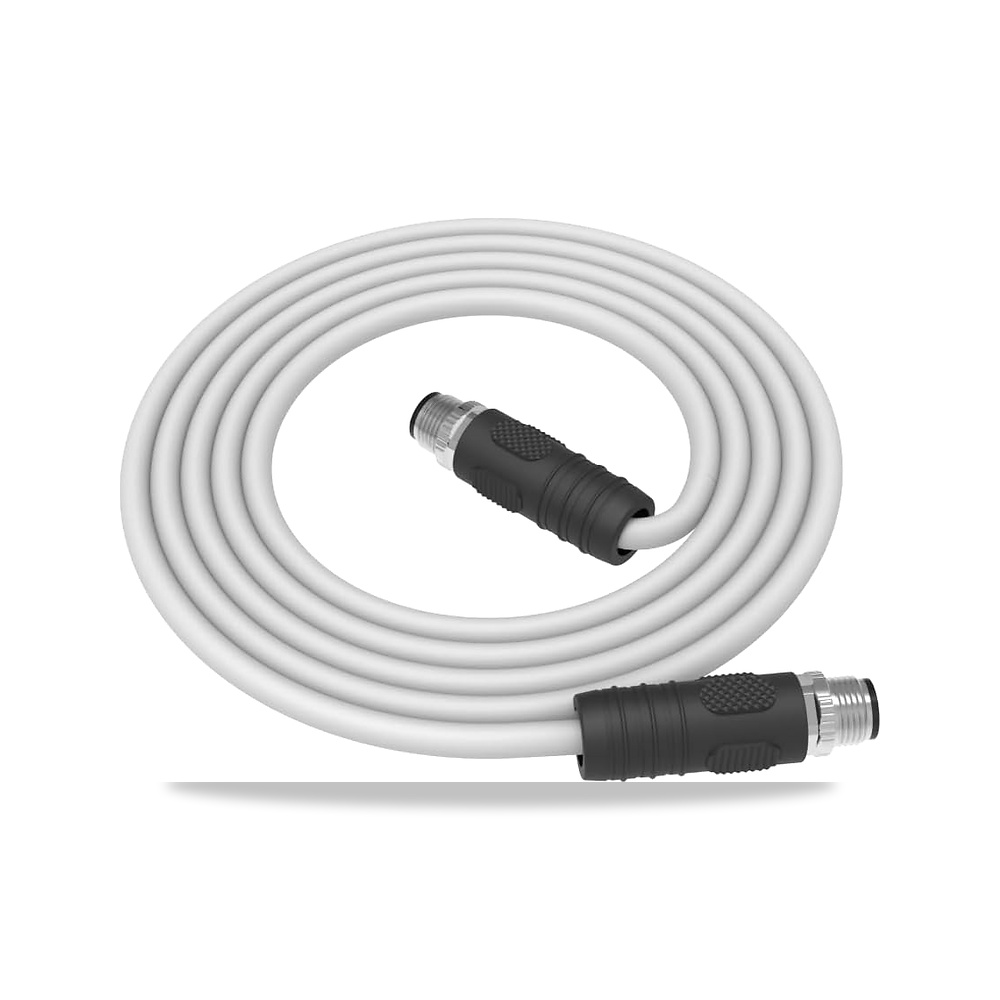 صورة منتج كيبل طاقة M12 ذكر الى ذكر 5 دبابيس (4+FE) 14AWG بطول 1 متر، 24 فولت تيار مستمر 16 امبير، موصل صناعي IP67 - كود الصنف reemco-2027-1511561 - ماركة يباع من خلال reemco - توريد وتصوير حصري لشركة ريمكو القابضة السعودية