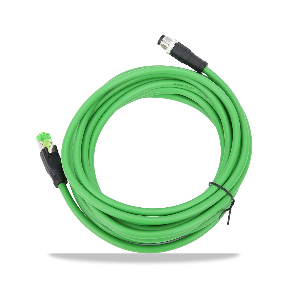 صورة منتج كيبل ايثرنت M12 الى RJ45 مقاوم للماء بطول 5 متر/16.4 قدم من سينيسيلي، سلك توصيل من موديل M12-4A1-D-P/RJ45-5M - كود الصنف reemco-2027-1511805 - ماركة يباع من خلال reemco - توريد وتصوير حصري لشركة ريمكو القابضة السعودية