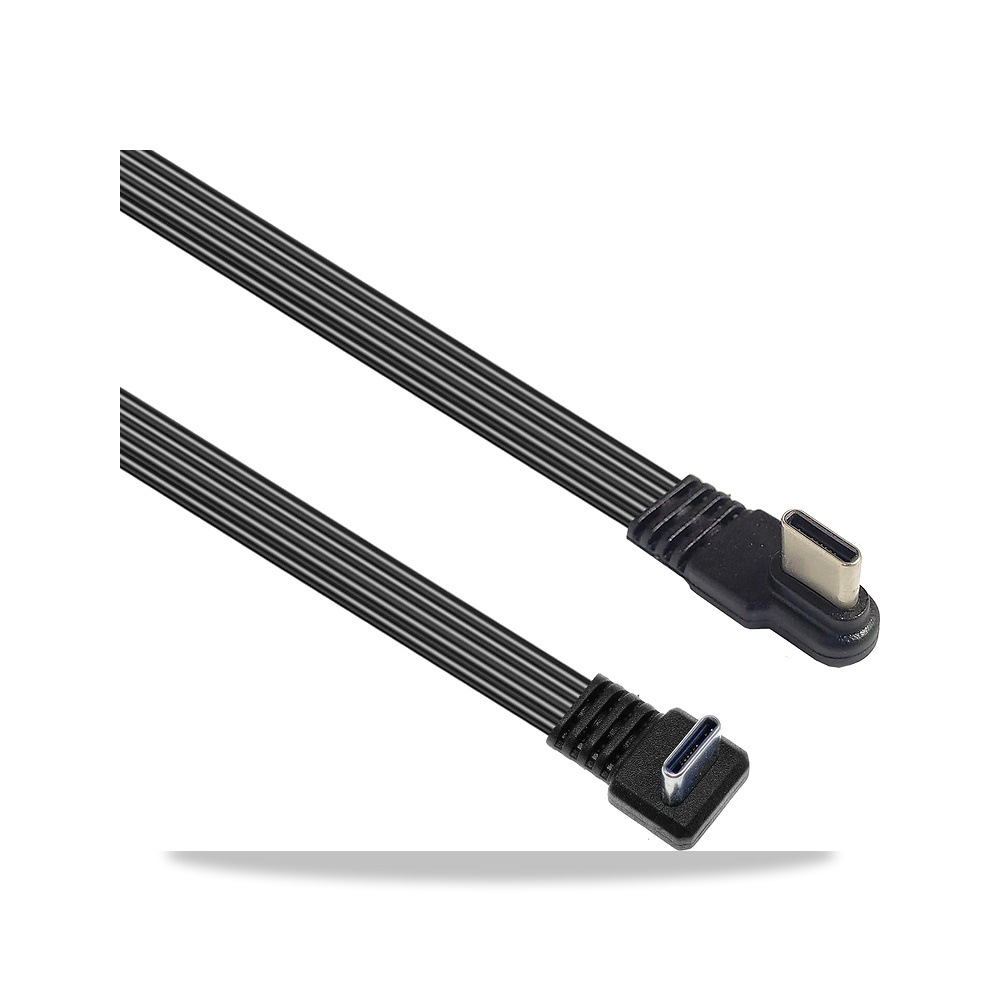 صورة منتج كيبل محول مرن بزاوية 90 درجة الى USB-C بطول 5 و10 سم من اس ايه برو، بي دي قابل للانحناء (CMUPSS-CMZW، 10 سم) - كود الصنف reemco-2027-1511896 - ماركة يباع من خلال reemco - توريد وتصوير حصري لشركة ريمكو القابضة السعودية
