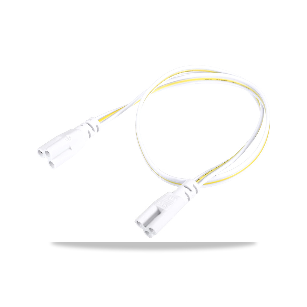 صورة منتج جيني كيبل وصلة انبوب LED T5 T8 بطول 50 سم انثى الى مزدوج الاطراف لانابيب اضاءة LED مدمجة، عبوة من 6 قطع - كود الصنف reemco-2027-1511994 - ماركة يباع من خلال reemco - توريد وتصوير حصري لشركة ريمكو القابضة السعودية