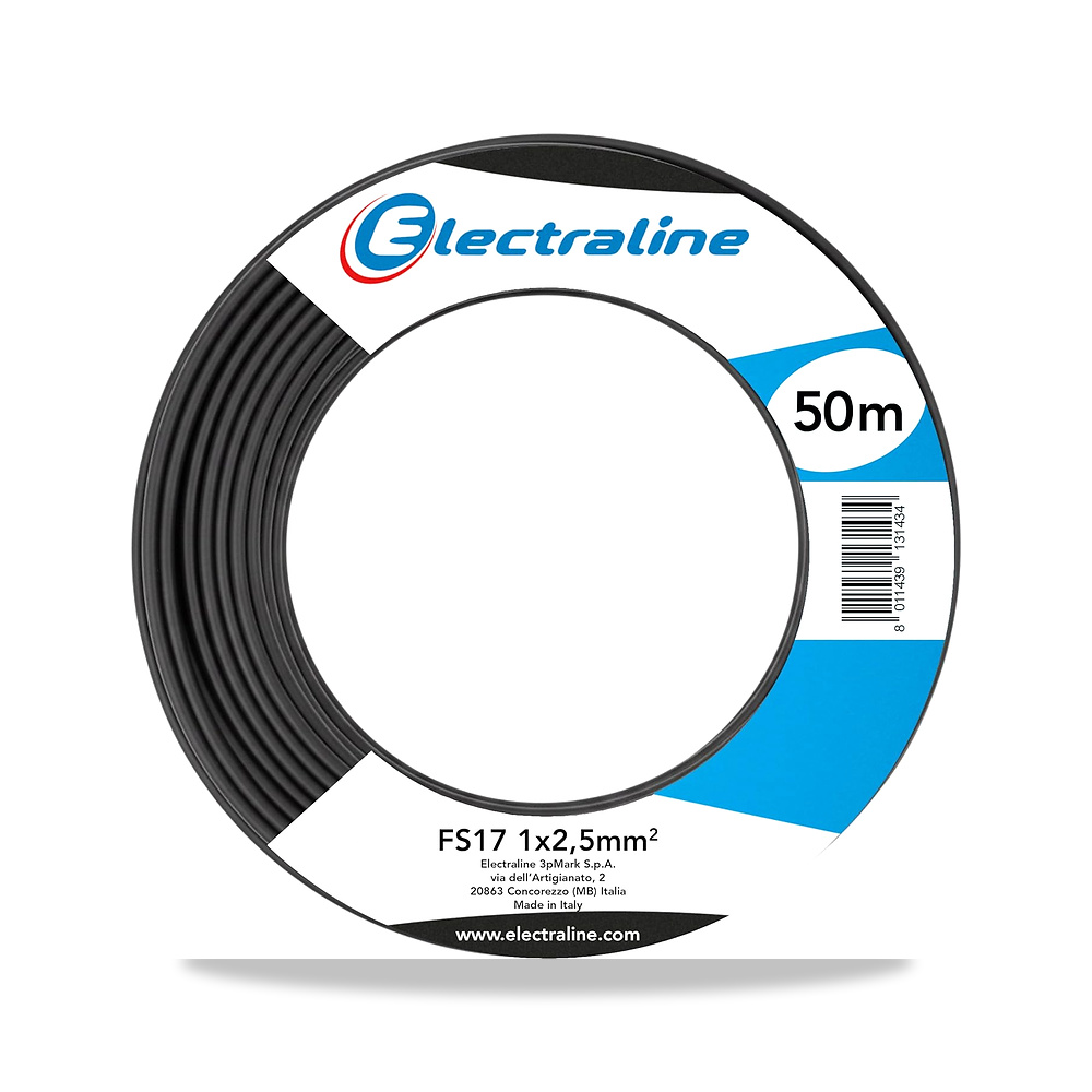 صورة منتج Electraline 13143 Core Cable كابل وسلك الكترالين موديل FS17 – اللون أسود - كود الصنف reemco-2027-1512092 - ماركة يباع من خلال reemco - توريد وتصوير حصري لشركة ريمكو القابضة السعودية