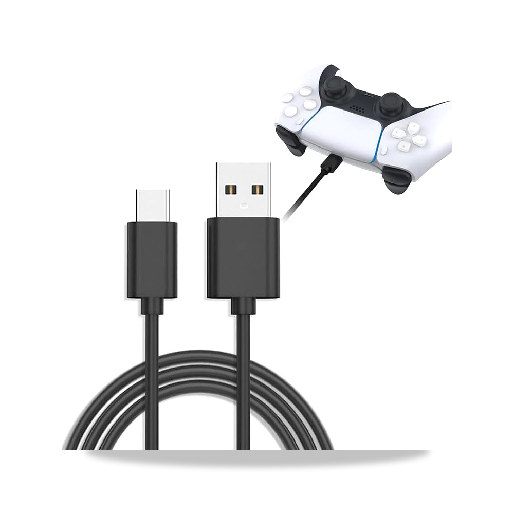 صورة منتج كيبل طاقة USB من اس ايه برو لاجهزة تشغيل العاب بلاي ستيشن 5 اس/اكس اس سيريز اكس اس/اس مع اداة تحكم بالالعاب - كود الصنف reemco-2027-1512128 - ماركة يباع من خلال reemco - توريد وتصوير حصري لشركة ريمكو القابضة السعودية