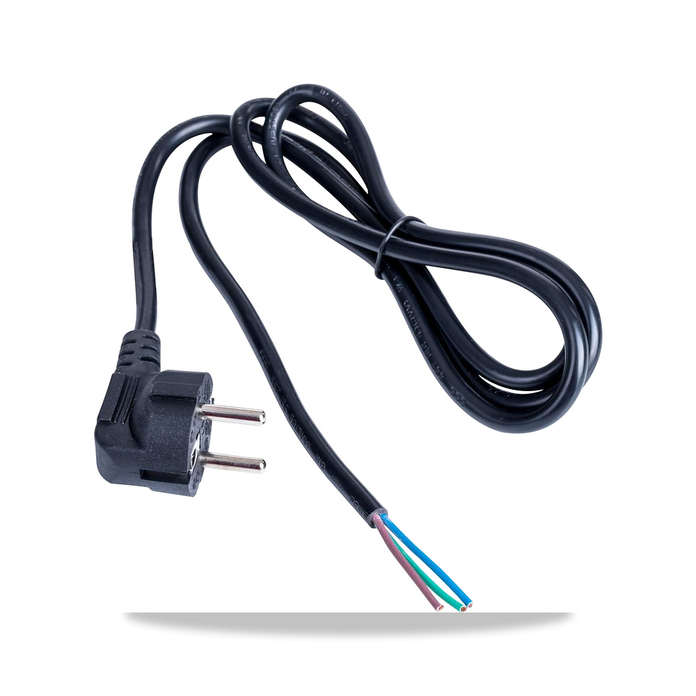 صورة منتج اكيجا كيبل طاقة AK-OT-01P، سلك نحاسي 3 × 1 ملم مربع، قابس اتصال مؤرض نوع E+F (CEE 7/7، زاوية) على نهايات - كود الصنف reemco-2027-1512140 - ماركة يباع من خلال reemco - توريد وتصوير حصري لشركة ريمكو القابضة السعودية