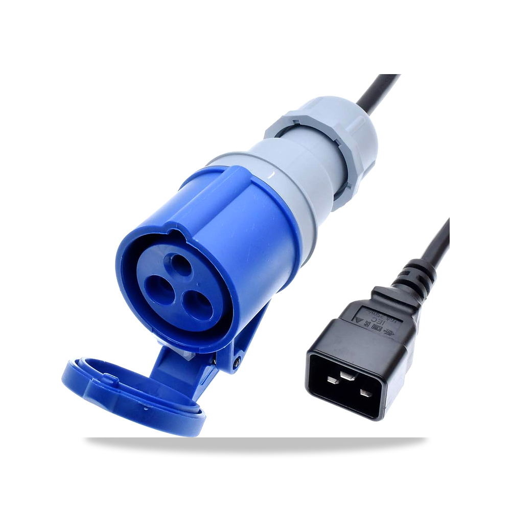 صورة منتج IP44 مقاوم للغبار C20 الى IEC309 316C6 16A انثى URTRUFU موديل C20-316C6-200/150 – 1.5 (ملم) - كود الصنف reemco-2027-1512335 - ماركة يباع من خلال reemco - توريد وتصوير حصري لشركة ريمكو القابضة السعودية