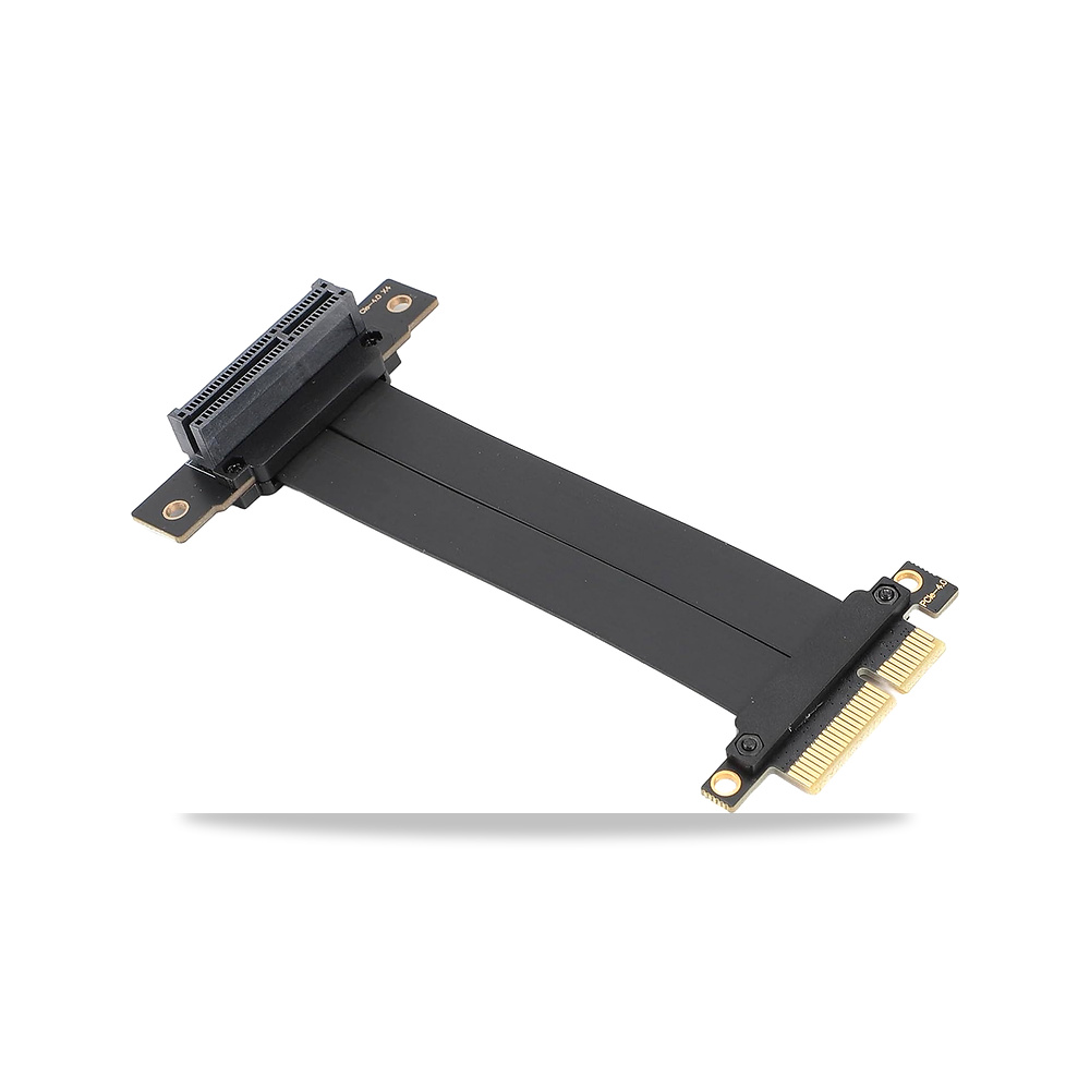 صورة منتج واي سي تي زد اي كيبل تمديد بمنفذ PCIE 4.0 بسرعة 16 جيجابايت في الثانية، 180 درجة ذكر الى 90 درجة انثى، موصل - كود الصنف reemco-2027-1512425 - ماركة يباع من خلال reemco - توريد وتصوير حصري لشركة ريمكو القابضة السعودية