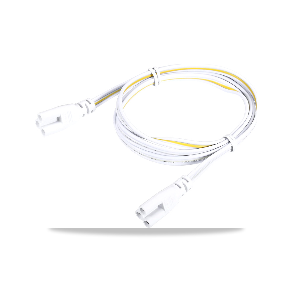 صورة منتج جيني كيبل وصلة انبوب LED T5 T8 بطول 100 سم انثى الى مزدوج الاطراف لانابيب اضاءة LED مدمجة، عبوة من قطعتين - كود الصنف reemco-2027-1512514 - ماركة يباع من خلال reemco - توريد وتصوير حصري لشركة ريمكو القابضة السعودية