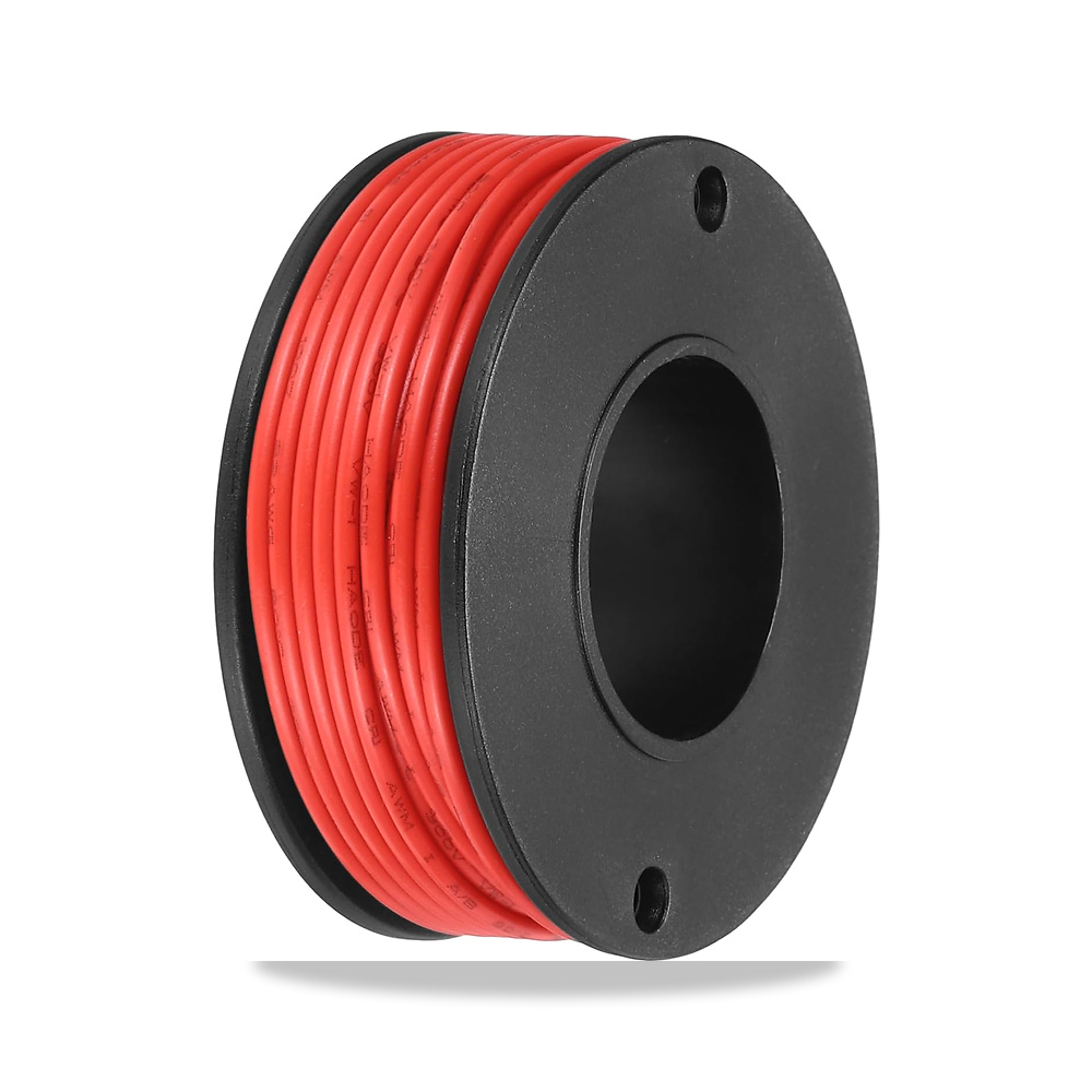 صورة منتج جيني سلك ربط مجدول من بلاستيك PVC 22AWG بطول 10 متر/33 قدم، سلك نحاسي كهربائي UL1007 مغلف بالقصدير للتوصيل - كود الصنف reemco-2027-1512580 - ماركة يباع من خلال reemco - توريد وتصوير حصري لشركة ريمكو القابضة السعودية