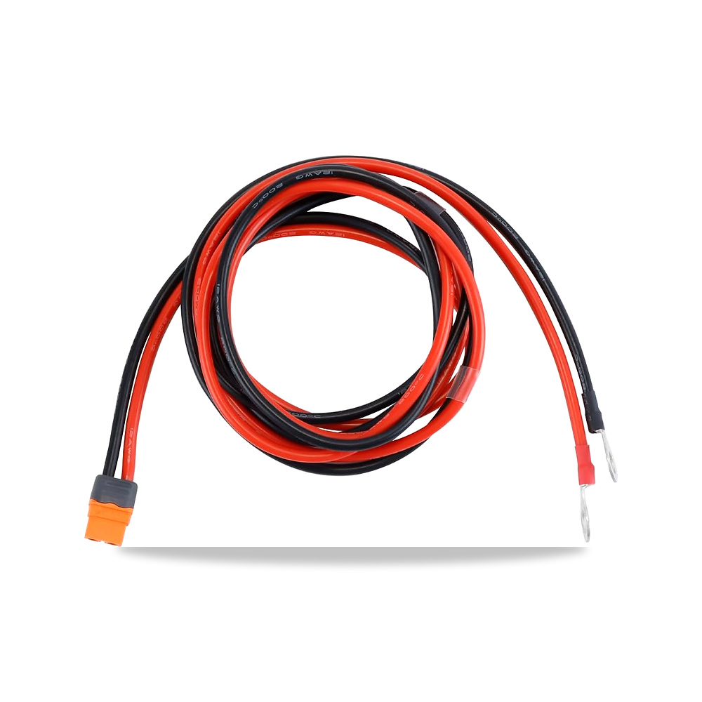 صورة منتج كيبل طاقة طرفي XT60I الى طرف O من دورلو 12AWG مع دبوس اشارة XT60I انثى الى طرف O (1.5 متر) - كود الصنف reemco-2027-1512648 - ماركة يباع من خلال reemco - توريد وتصوير حصري لشركة ريمكو القابضة السعودية