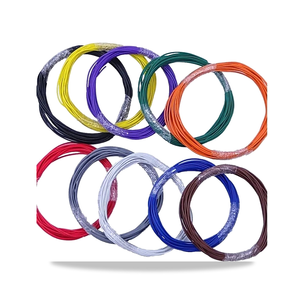 صورة منتج سلك نحاسي بطول 5 متر/10 متر 32 30 28 26 24 22 20 18 16AWG من بلاستيك PVC صديق للبيئة معزول مطلي موديل UL1571 - كود الصنف reemco-2027-1512753 - ماركة يباع من خلال reemco - توريد وتصوير حصري لشركة ريمكو القابضة السعودية
