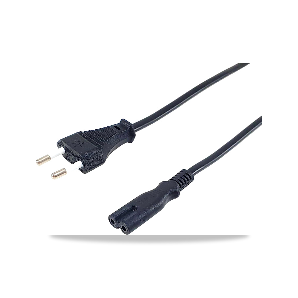 صورة منتج ايكويب Power Cable IEC C7 2 Pin 3m 3 متر أسود Equip – 230 فولت – 300 سنتيمترات - كود الصنف reemco-2027-1512912 - ماركة يباع من خلال reemco - توريد وتصوير حصري لشركة ريمكو القابضة السعودية