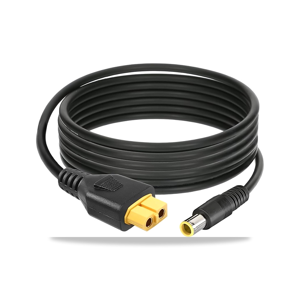 صورة منتج سلك توصيل لوحة شمسية XT60 انثى الى DC7909 ذكر 14AWG 2 كور 1 متر من النحاس النقي بلون اسود من انوي - كود الصنف reemco-2027-1513029 - ماركة يباع من خلال reemco - توريد وتصوير حصري لشركة ريمكو القابضة السعودية