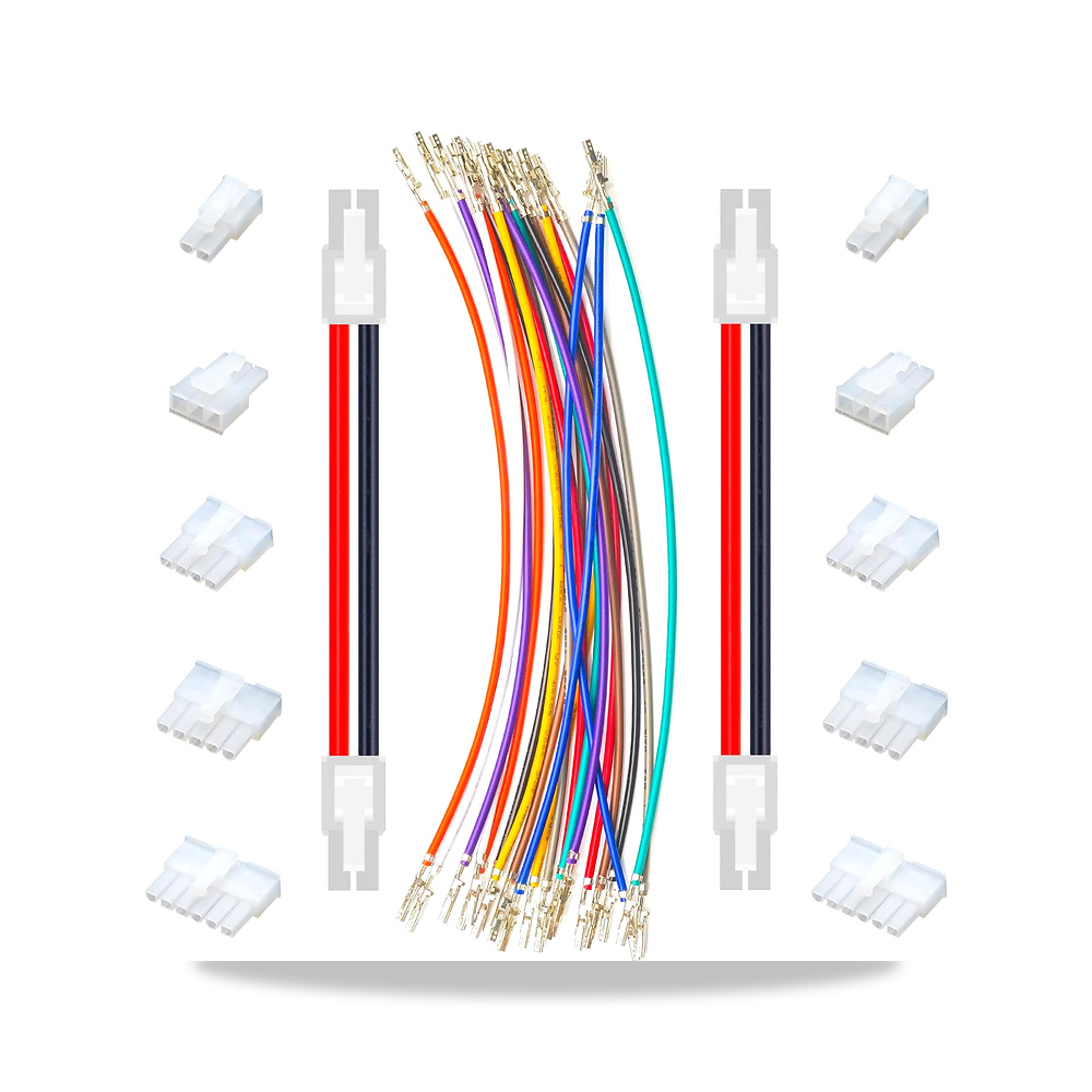 صورة منتج كيبل ميني فيت Jr 4.2 من تسينوفوكسي متوافق مع موليكس 4.2 ملم، 20AWG UL1007 PVC بـ 10 الوان، 25 سم مع موصل صف - كود الصنف reemco-2027-1513164 - ماركة يباع من خلال reemco - توريد وتصوير حصري لشركة ريمكو القابضة السعودية