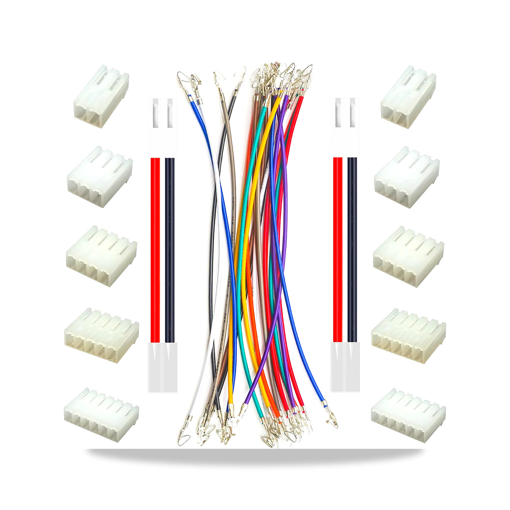 صورة منتج كيبل KK 156 مجعد مسبقا متوافق مع موليكس KK 3.96 ملم، 20AWG UL1007 PVC بـ10 الوان، 25 سم مع 2P 3P 4P 5P 6P 7P - كود الصنف reemco-2027-1513173 - ماركة يباع من خلال reemco - توريد وتصوير حصري لشركة ريمكو القابضة السعودية