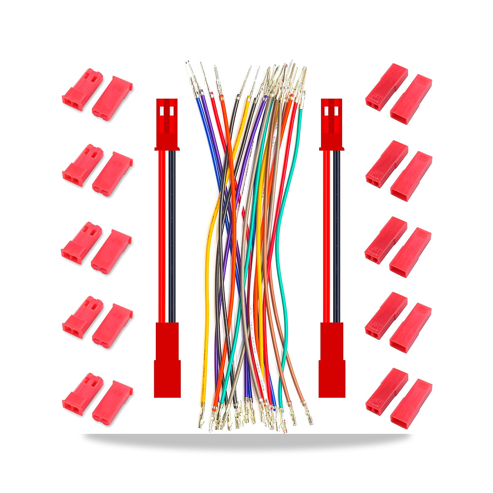 صورة منتج كيبل مجعد مسبقًا 2.54 من اس واي بي متوافق مع JST-SYP 2.54 ملم، 22AWG UL1007 من بلاستيك PVC بـ 10 الوان - كود الصنف reemco-2027-1513175 - ماركة يباع من خلال reemco - توريد وتصوير حصري لشركة ريمكو القابضة السعودية