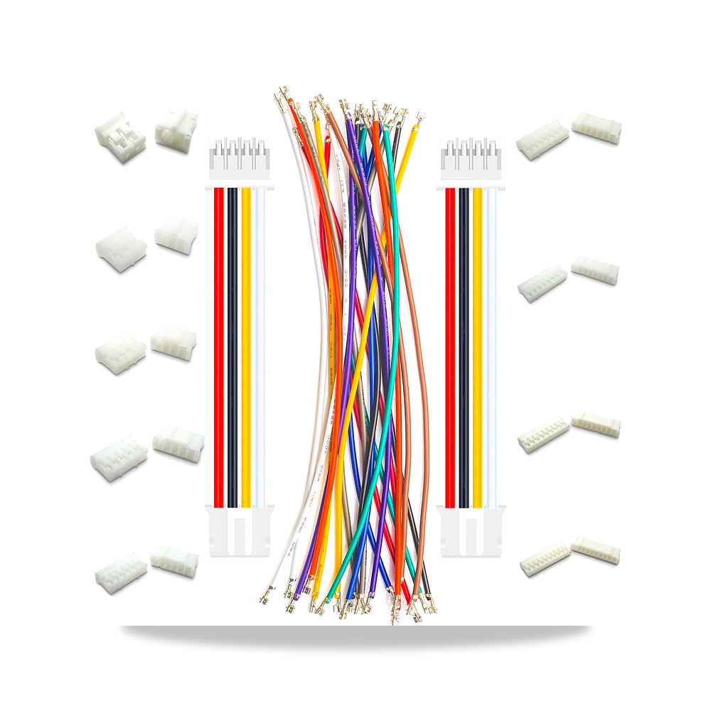 صورة منتج كيبل بي اتش 2.0 مجعد مسبقا متوافق مع جيه اس تي بي اتش 2.0 ملم، 22AWG UL1007 PVC بـ10 الوان، 25 سم مع موصل - كود الصنف reemco-2027-1513179 - ماركة يباع من خلال reemco - توريد وتصوير حصري لشركة ريمكو القابضة السعودية