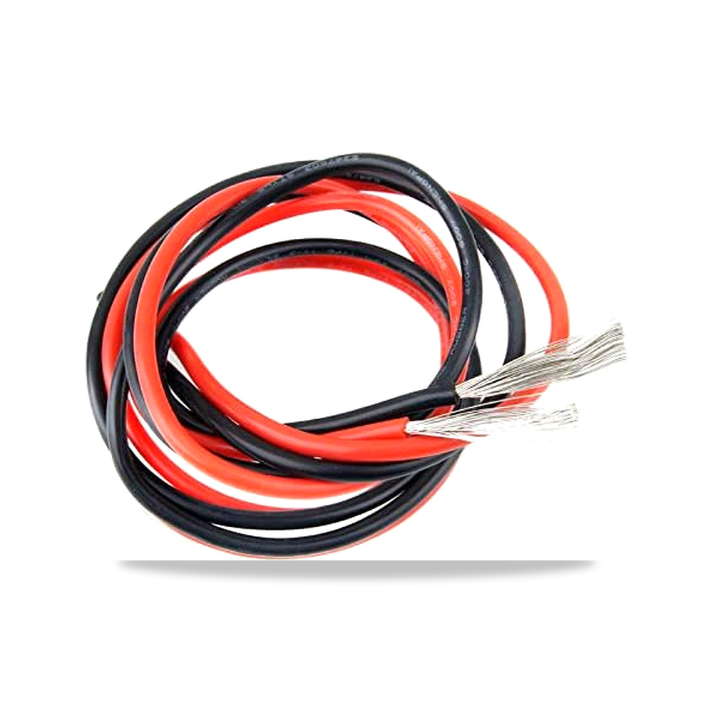 صورة منتج سلك سيليكون مرن 1 متر + 1 متر لون اسود 10AWG 12AWG 14AWG 16 АWG لكيبل توصيل ليبو موديل كابل سلك سيليكون - كود الصنف reemco-2027-1513303 - ماركة يباع من خلال reemco - توريد وتصوير حصري لشركة ريمكو القابضة السعودية