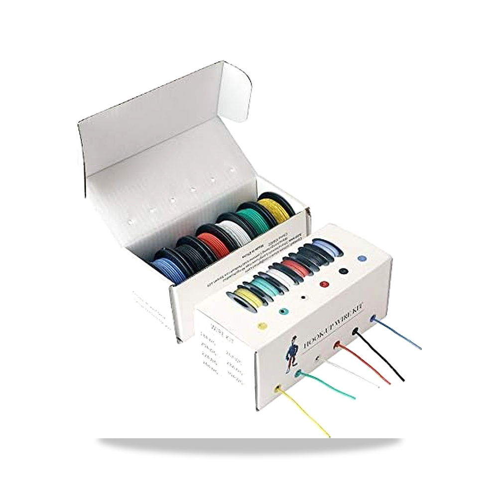 صورة منتج سلك مجدول من اس ايه برو – 48 متر/ صندوق 165 قدم 22AWG UL3132 سلك سيليكون مرن معزول موديل UL3132-22AWG - كود الصنف reemco-2027-1513336 - ماركة يباع من خلال reemco - توريد وتصوير حصري لشركة ريمكو القابضة السعودية