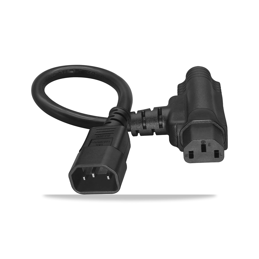 صورة منتج توب تيكتس سلك طاقة قصير مقسم على شكل حرف Y بطول 1 قدم، IEC C14 الى C13 وكابل نيما 5-15R Y متعدد اللجنة - كود الصنف reemco-2027-1513675 - ماركة يباع من خلال reemco - توريد وتصوير حصري لشركة ريمكو القابضة السعودية