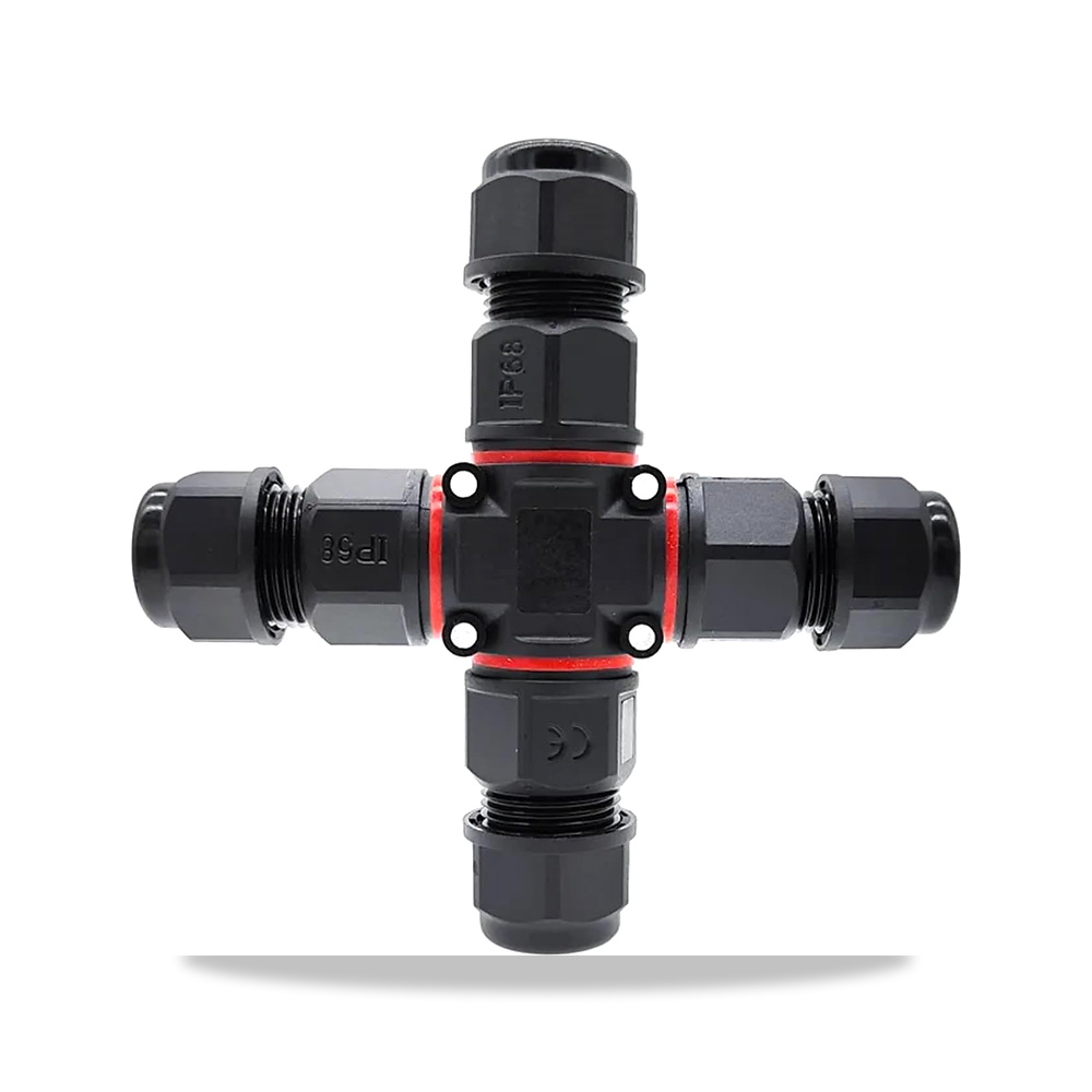صورة منتج 4 اتجاهات LED كهربائية صناعية 3 دبابيس/4 دبابيس IP68 L20 كيبل موديل L20 موصلات متقاطعة رباعية الاتجاهات - كود الصنف reemco-2027-1513680 - ماركة يباع من خلال reemco - توريد وتصوير حصري لشركة ريمكو القابضة السعودية