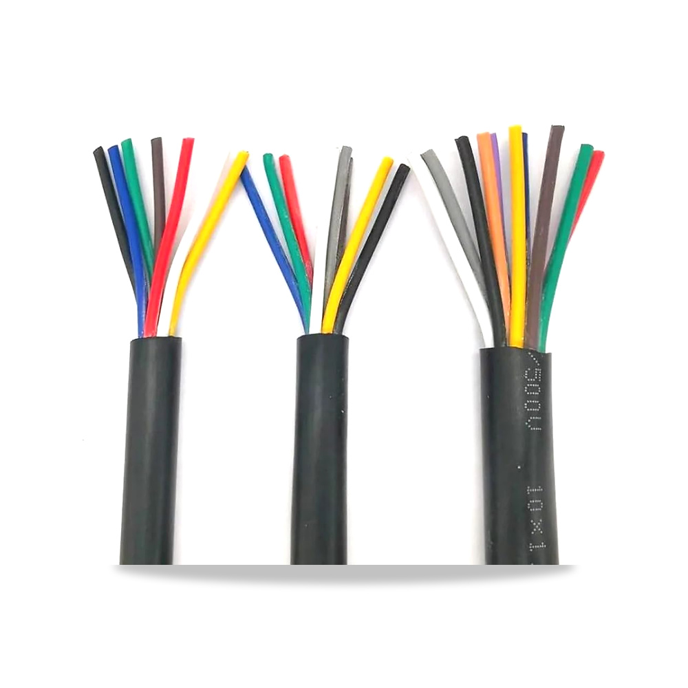 صورة منتج 20AWG 0.5MM2 RVV 2/3/4/5/6/7/8/10/12/14/16/18 دبوس موصل سلك نحاسي كهربائي ار في موديل كابل متعدد النواة RVV - كود الصنف reemco-2027-1513843 - ماركة يباع من خلال reemco - توريد وتصوير حصري لشركة ريمكو القابضة السعودية