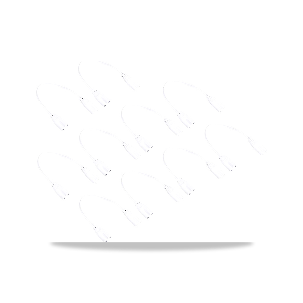 صورة منتج سلك توصيل مصباح من بوكس اونلي لانابيب LED T4 T5 T8 20 سم 2 دبوس مزدوج الطرفين، حزمة من 10 قطع Boxonly - كود الصنف reemco-2027-1514033 - ماركة يباع من خلال reemco - توريد وتصوير حصري لشركة ريمكو القابضة السعودية