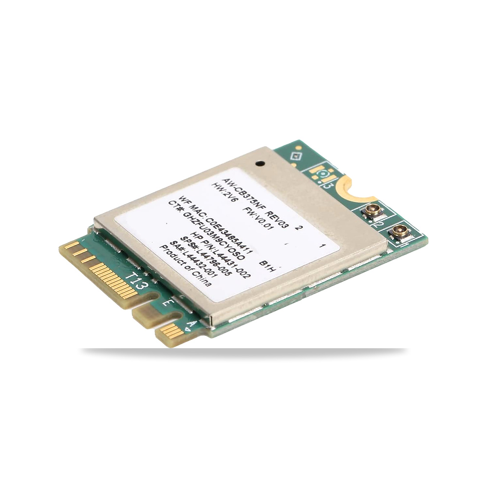 صورة منتج سوراندي بطاقة لاسلكية RTL8822CE بتردد مزدوج 2.4/5.0GHz M.2 NGFF 5.0 لـ 10// لوحة خضراء – المادة لوحة مطبوعة – اللون حافة خضراء - كود الصنف reemco-2027-1517078 - ماركة يباع من خلال reemco - توريد وتصوير حصري لشركة ريمكو القابضة السعودية