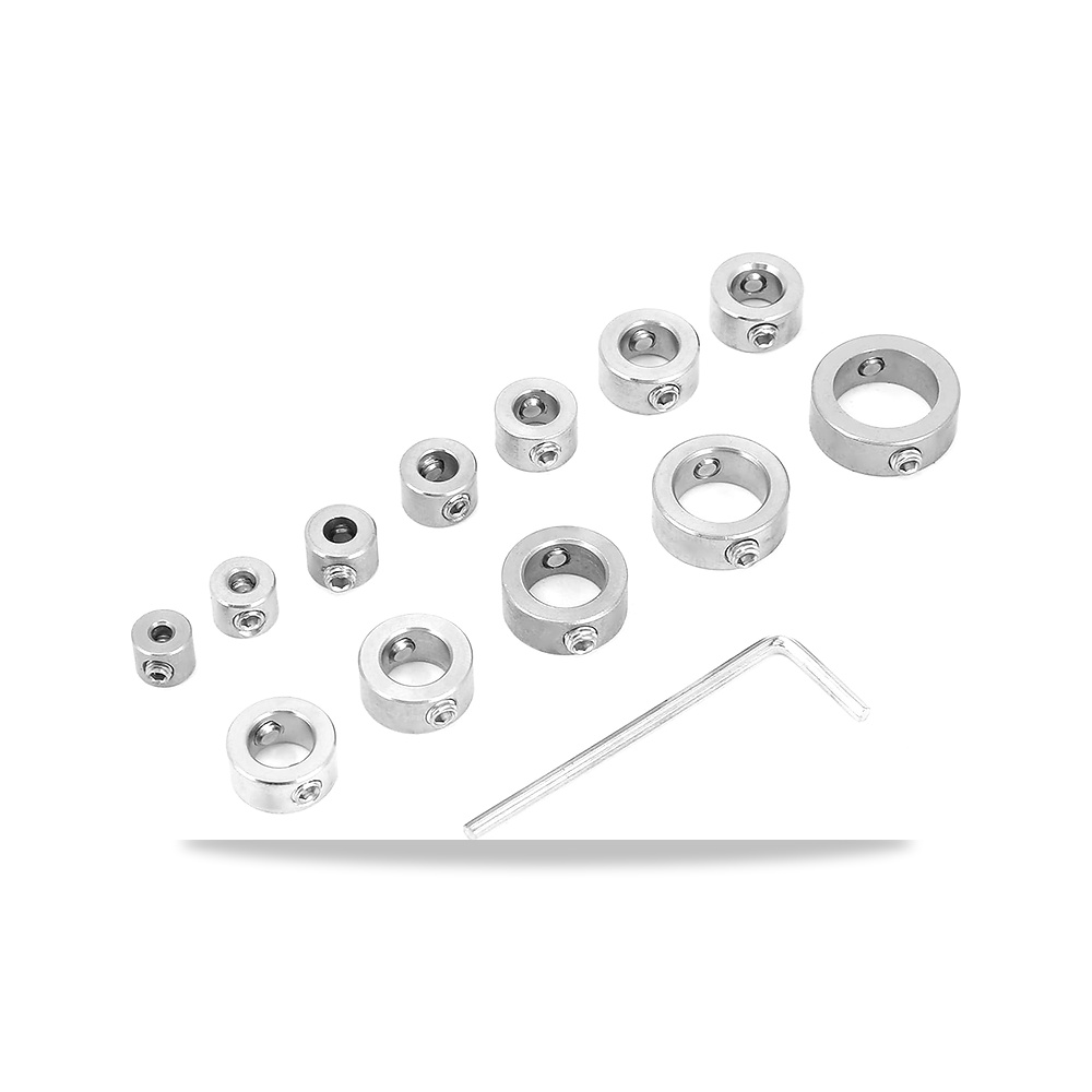 صورة منتج جياوو مجموعة لقم ثقب من الستانلس ستيل من 12 قطعة مقاس 3-16 ملم، حلقة تحديد الثقب مع مفتاح ربط سداسي للمثقاب - كود الصنف reemco-2027-1517124 - ماركة يباع من خلال reemco - توريد وتصوير حصري لشركة ريمكو القابضة السعودية